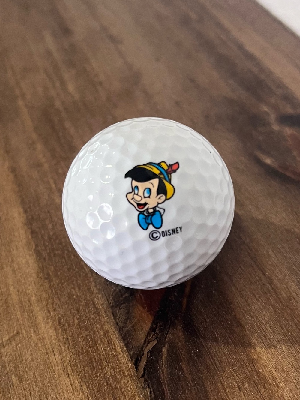 Pinocchio Logo Titleist Golf Ball Disney Acushnet 1 White Walt Disney Golf NEW